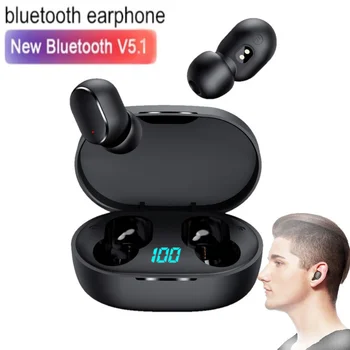 TWS E6S Bluetooth Kulaklık kablosuz kulaklık Kulak Stereo Gürültü İptal Spor Kulaklıklar Mikrofon İle Fone Kulaklıklar En İyi