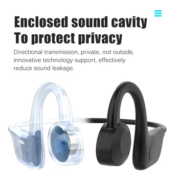 Kemik iletimli kulaklık Bluetooth Kulak Kancası Oyun Spor kablosuz mikrofonlu kulaklıklar Su Geçirmez kulaklıklar