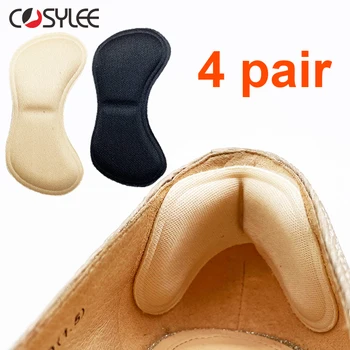 4 Pairs Topuk Tabanlık Pedleri Yama Ağrı kesici, Anti-aşınma Yastık Ayak Bakımı Topuk Koruyucu Yapıştırıcı Geri Sticker Ayakkabı Eklemek Astarı