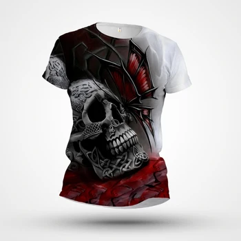 2023 Yeni Çocuk / erkek Lüks yazlık t-shirt 3D Baskılı Kafatası Desen Özelleştirme kişiselleştirilmiş ışık lüks Moda
