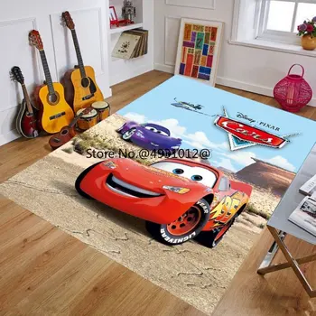 2023 Disney Yıldırım McQueen 95 Araba oyun matı Çocuk Odası zemin halısı Hediye Bebek Çocuk Yetişkin Odası Dekorasyon kaymaz halı