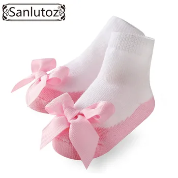 Sanlutoz Bebek Çorap Bebek Çorap Kızlar için Yenidoğan Çorap Prenses Tatil Doğum Günü Hediyeleri için Bebek Kız Moda 0-12 Ay