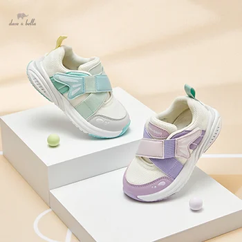 Dave Bella Sneakers Ayakkabı Kızlar için Çocuk Örgü Nefes Rahat Çocuk spor ayakkabı Hafif Yürüyüş Kızlar için DB3237200