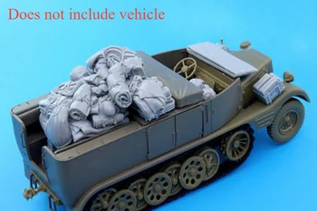 1:35 Ölçekli Reçine döküm Zırhlı Araç Tank arabası Parçaları Modifikasyonu İçermez Boyasız Tankı Modeli