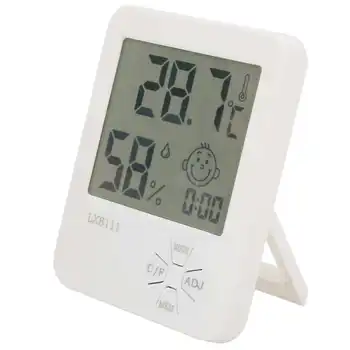 LX8111 Termometre Higrometre Sıcaklık Nem Ölçer HD Ekran ile Tarım Bahçe için Sıcaklık Monitörü