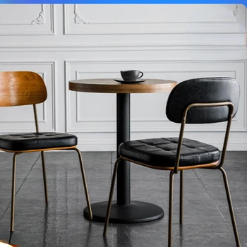 Endüstriyel Tarzı Amerikan Country Sandalye Basit Ev Nordic Cafe Yemek Sandalyesi Retro Demir Sanat Koltuk