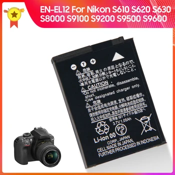 Yedek Pil EN-EL12 Nikon S8200 S610 S620 S630 S71 S610C P300 P310 Keymission360 A900 AW130 Kamera Pil 1050mAh