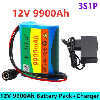Batterie Au Lityum Şarj Edilebilir 12 V 100 % mAh 3S1P, 9900, Panneau De Koruma, Şarj Cihazı 1a, Yeni, 18650