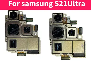 Orijinal kamera Samsung Galaxy S21 Ultra S21U G988B Ön Yüz Kamera Selfie Arka Ultra Geniş Açı Modülü Flex Kablo