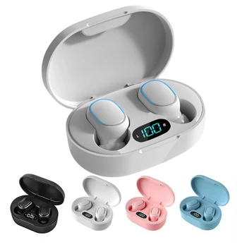 E7S TWS Kablosuz Kulaklıklar Bluetooth Kulaklıklar Kontrol Spor Kulaklıklar Su Geçirmez mikrofon Müzik kulaklık tüm akıllı telefonlarda çalışır