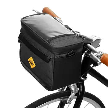 Bisiklet Bisiklet Yalıtımlı Ön Çanta MTB Bisiklet telefon tutucu Gidon Çantası Sepet Pannier Soğutucu Çanta Şerit Bisiklet Aksesuarları