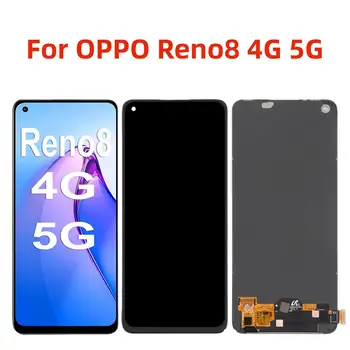 Orijinal OPPO Reno8 4G 5G CPH2457 CPH2359 lcd ekran dokunmatik ekranlı sayısallaştırıcı grup Parçaları