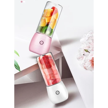 Ev Elektrikli Meyve Sıkacağı Taşınabilir USB Şarj Edilebilir Meyve Makinesi Suyu Sıkma Fincan