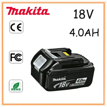 Makita Orijinal 18V 4.0 AH 5.0 AH 6.0 AH Şarj Edilebilir Güç Araçları Pil ile LED lityum-iyon yedek pil LXT BL1860B BL1860 BL1850