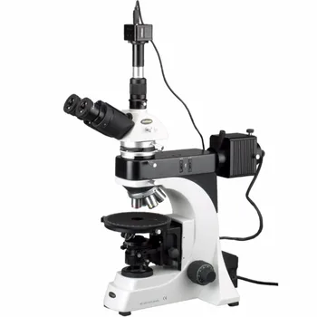 EPI Trinoküler Infinity Polarize Mikroskop-AmScope Malzemeleri 50X - 1250X EPI Infinity Polarize Mikroskop + 5MP dijital kamera