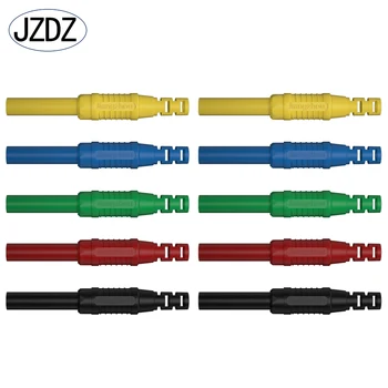 JZDZ 10 adet 4mm Muz Fiş Dişi Soket Bakır Uzatma Kablosu Konektörü DIY Elektrik Konnektörü J. 10051
