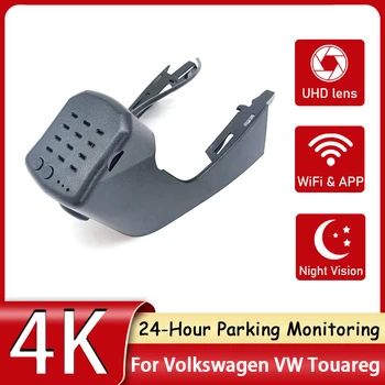 UHD, araba dvr'ı Wifi Video Kaydedici Dash kamera Kamera 24H park monitörü Volkswagen VW Touareg İçin T Roc Cr7 2018 2019 2020 2021 2022