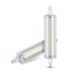 1XR7S LED mısır ampul 7 W 78mm14W 118mm ışık 2835SMD AC85-265V yerine 30 W 60 W led spot halojen lamba yerine Bombillas