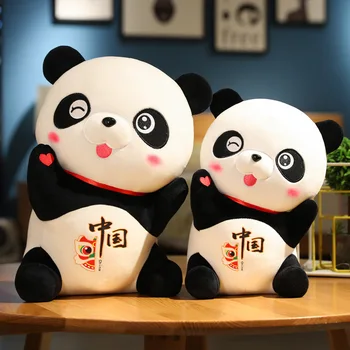 Moda Çin Panda peluş oyuncak Sevimli Yumuşak Doldurulmuş Hayvanlar Panda Peluş Bebekler Yeni Sıcak 2023 peluş oyuncaklar Kızlar için Çocuklar Doğum Günü Hediyeleri