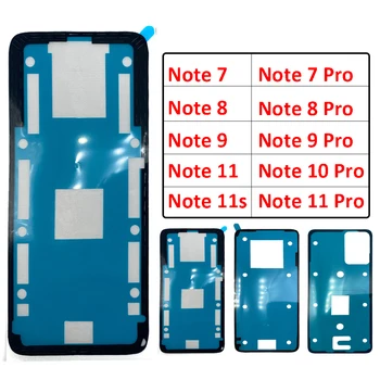 Orijinal Yeni Xiaomi Redmi İçin Not 7 8 9 9s 10 11 11s Pro Artı 4G 5G Arka Pil Kapağı Kapı sticker Yapıştırıcı tutkal bant