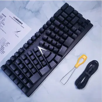 Sağlık el Ergo Alice klavye Gateron anahtarı beyaz arkadan aydınlatmalı USB-C tipi kablolu