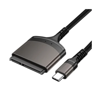 TİP-C SATA 3.0 Kablosu Sata USB C Adaptörü SATA Kablosu 2.5 İnç Harici SSD HDD Sabit Disk 22 Pin Sata III PC için