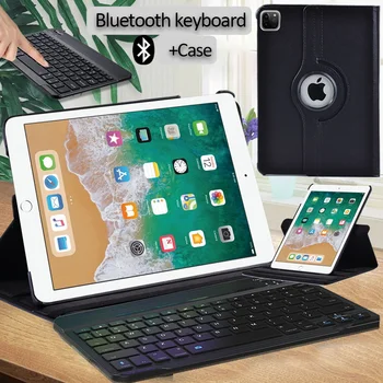 Tablet Klavye Kılıf Apple iPad 5th / 6rh / Pro 9.7 İnç / Hava 1 Hava Kapak Kılıf + Kablosuz Klavye Bluetooth Klavye