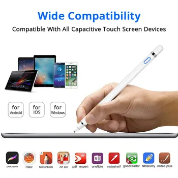 Kapasitif Dokunmatik Ekran Kalemi Stylus Kalem Apple iPad Pro 1 2 Hava 3 4 Mini 5 6 iPhone Xiaomi Huawei Tablet IOS Android Telefon