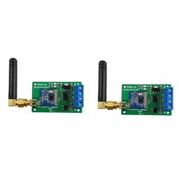 2X433M Çok Fonksiyonlu Kablosuz RS485 Veri Yolu RF Seri Port UART Alıcı-verici modülü DTU PTZ Kamera İçin PLC Modbus RTU
