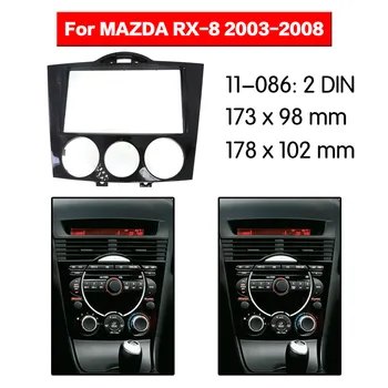 Nıssan Teana için 2DIN 2008-2012 Stereo Radyo Surround Fasya Facia Paneli Dash Montaj Kiti Fasya Adaptörü Kapak 11-086