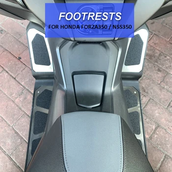 Motosiklet Paslanmaz Çelik Ön Arka Footerst Footboard Adım Ayak Kazıklar Pedalı Honda Forza350 Nss350 Forza 350 NSS 350