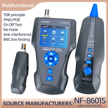 NF-8601S Ağ Kablo Test Cihazı Çok Fonksiyonlu TDR Uzunluğu İle PoE / PING / Port Gerilim Wiremap Tracker Teşhis Aracı Dedektörü
