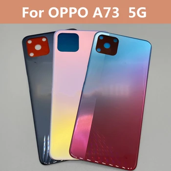 OPPO için A73 5G arka Pil Kapağı Arka Kapak Kapı Konut Oppo A73 5G CPH2161 Pil arka kapak Değiştirme