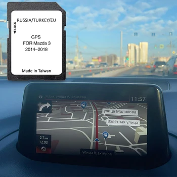 Mazda 3 2014-2018 için Harita Navigasyon SD GPS Güncelleme Sürümü TÜM Avrupa Kapak