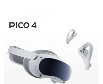 Pico 4 Hepsi Bir Arada VR Gözlük Sanal Gerçeklik Kulaklık Oyunu 4K + Ekran Kablosuz 128GB 256GB VR Kulaklık Pico4 VR