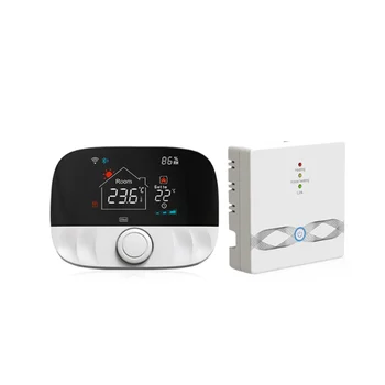 Tuya Akıllı Ev Wifi Termostat 433MHz Gaz Kazanı Su Isıtma Dijital Sıcaklık Kontrol Cihazı Alexa Google Ev için (D)