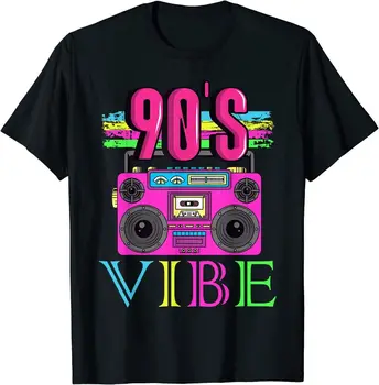 Yeni Sınırlı 90'LI Vibe Renkli Tasarım Büyük Hediye Fikri Premium Tee T-Shirt S-3Xl