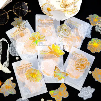 6 packs / LOT Liujin Bahçe serisi retro Sülfürik asit kağıt mesaj memo pad