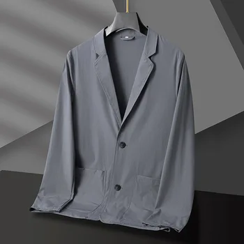 5527-erkek tek toka moda takım elbise 139 iş rahat trend takım elbise ceket